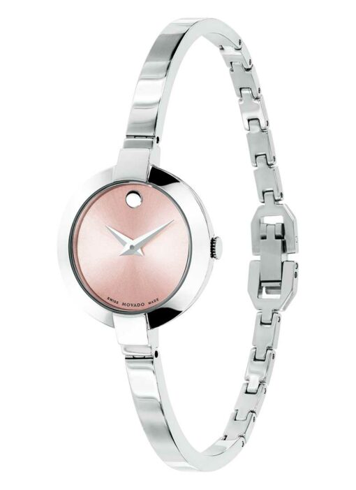 Bela Round Pink Dial Ladies Watch.