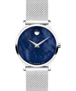 Core Round Analog Blue Mother Of Pearl Dial Ladies Watch