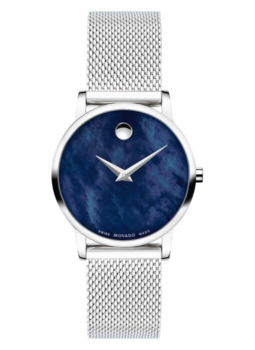 Core Round Analog Blue Mother Of Pearl Dial Ladies Watch