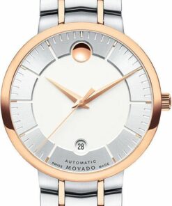 Automatic Silver Dial Two-tone Men's Watch