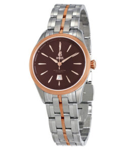 Retro Brown Dial Automatic Ladies Watch 