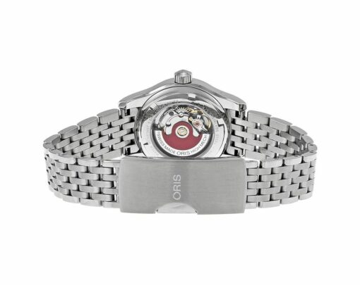 Classic Date Silver Dial Stainless Steel Ladies Watch