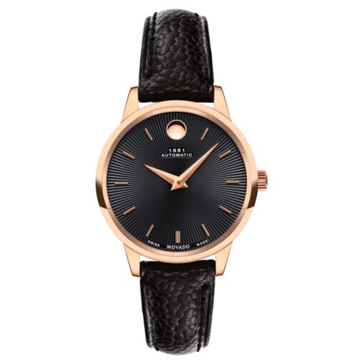 Movado 0607467 1881 Swiss Automatic Black Uhr für Damen