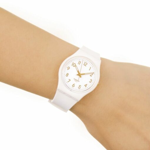 Ladies White Bishop Watch