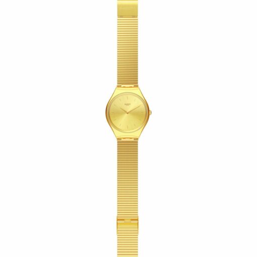 Skinlingot Quartz Gold Dial Men's Watch