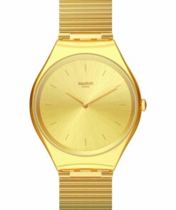 Skinlingot Quartz Gold Dial Men's Watch