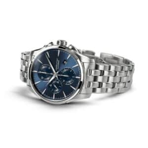 hamilton jazzmaster auto chrono – blau 42mm edelstahl