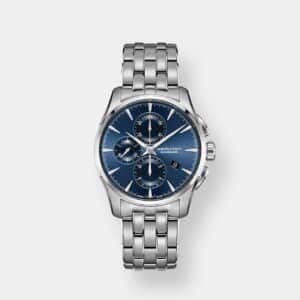 hamilton jazzmaster auto chrono – blau 42mm edelstahl