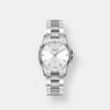 hamilton jazzmaster lady auto – silber 34mm diamonds