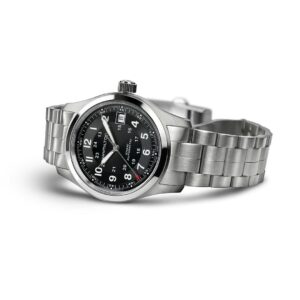 hamilton khaki field auto date – schwarz 38mm edelstahl