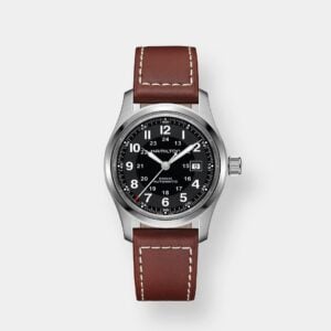 hamilton khaki field auto date – schwarz 42mm edelstahl