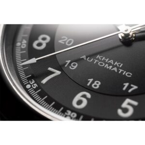 hamilton khaki field king auto – schwarz 40mm edelstahl