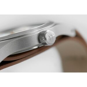 hamilton khaki field mechanical – weiß 38mm braun