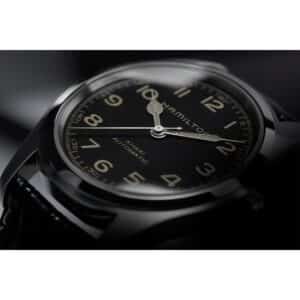 hamilton khaki field murph auto – schwarz 42mm edelstahl