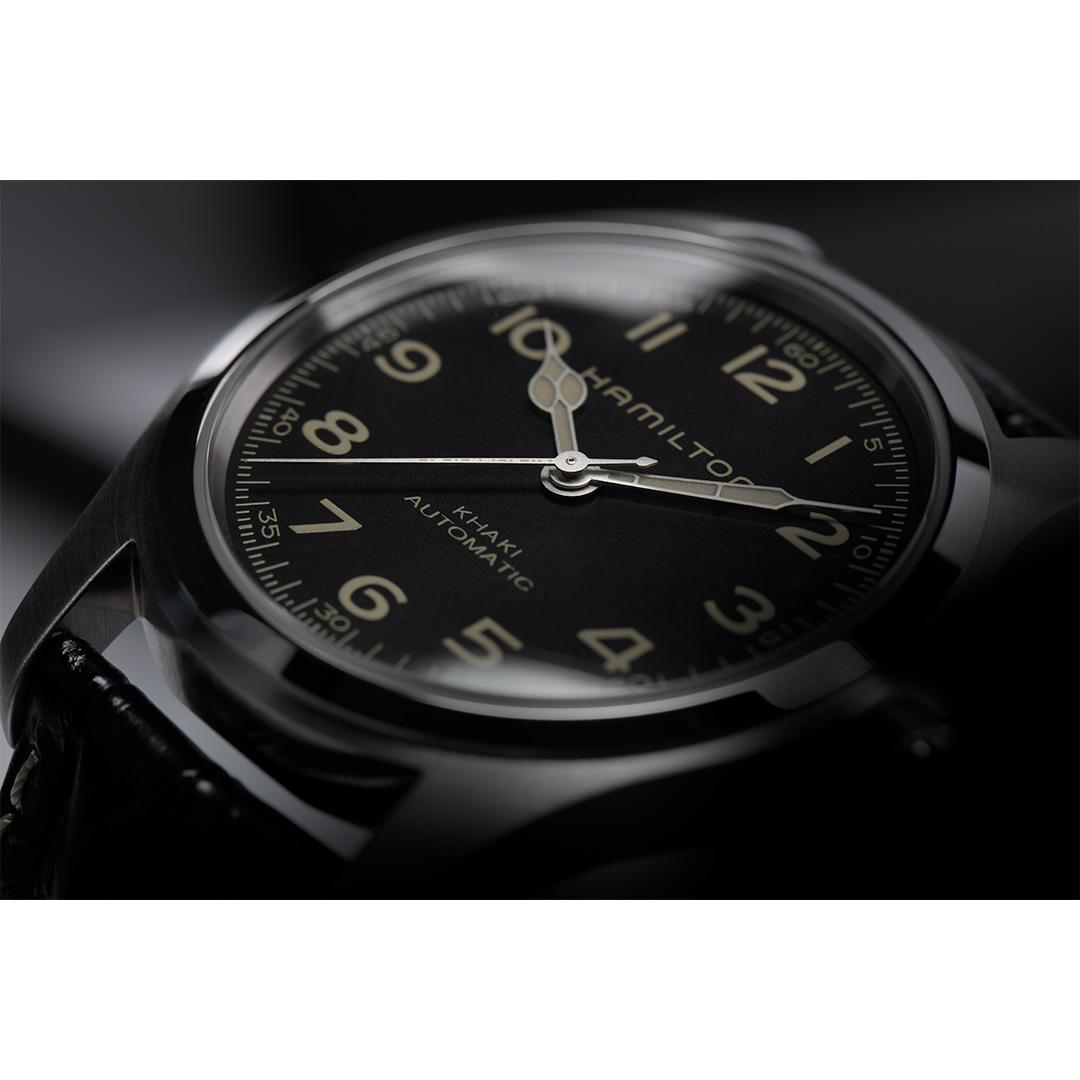 hamilton khaki field murph auto – schwarz 42mm edelstahl