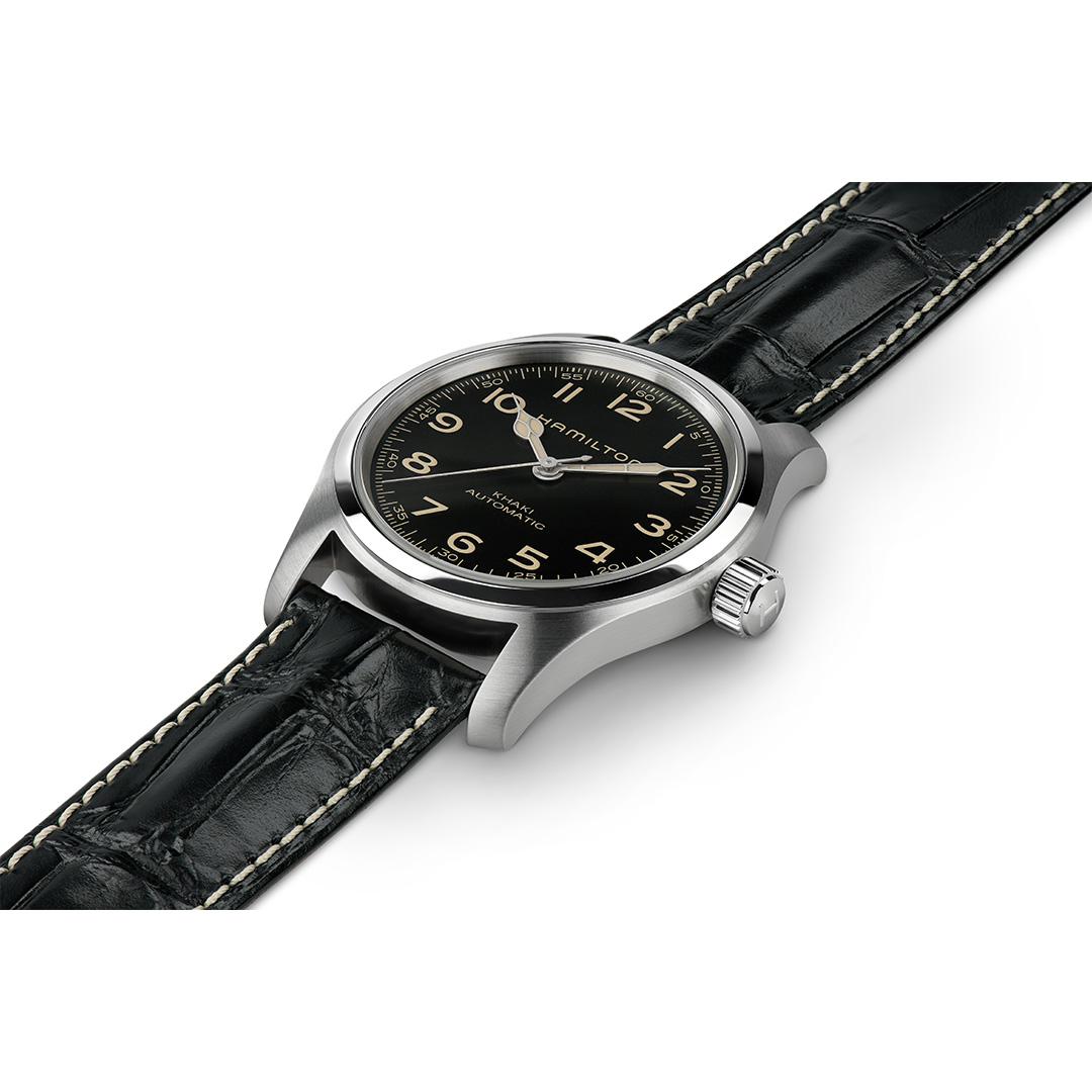 hamilton khaki field murph auto – schwarz 42mm edelstahl