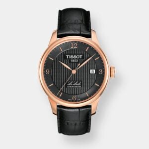 tissot le locle chronometer – schwarz 39mm rosé pvd