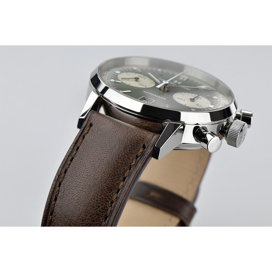 hamilton american classic intra matic chrono auto – reverse panda 40mm