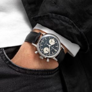 hamilton american classic intra matic mechanical chrono – panda 40mm edelstahl