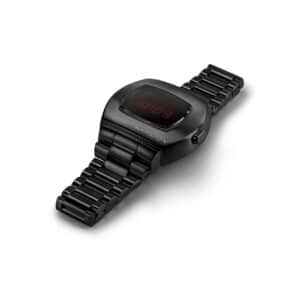 hamilton american classic psr digital quartz – schwarz 40mm pvd
