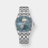 hamilton jazzmaster open heart – blau 42mm edelstahl