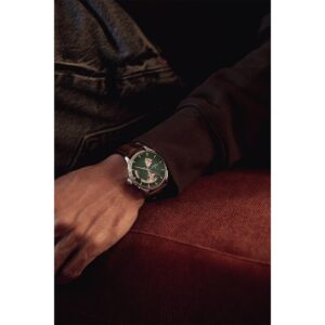 hamilton jazzmaster open heart – grün 40mm edelstahl