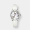 hamilton jazzmaster open heart lady – weiss 36mm leder