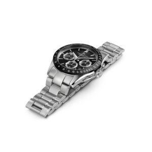 hamilton jazzmaster performer chrono – silber 42mm stahl