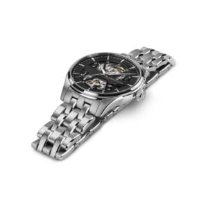 hamilton jazzmaster skeleton auto – silber 40mm edelstahl