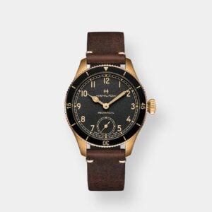 hamilton khaki aviation pilot pioneer mechanical – schwarz 43mm bronze