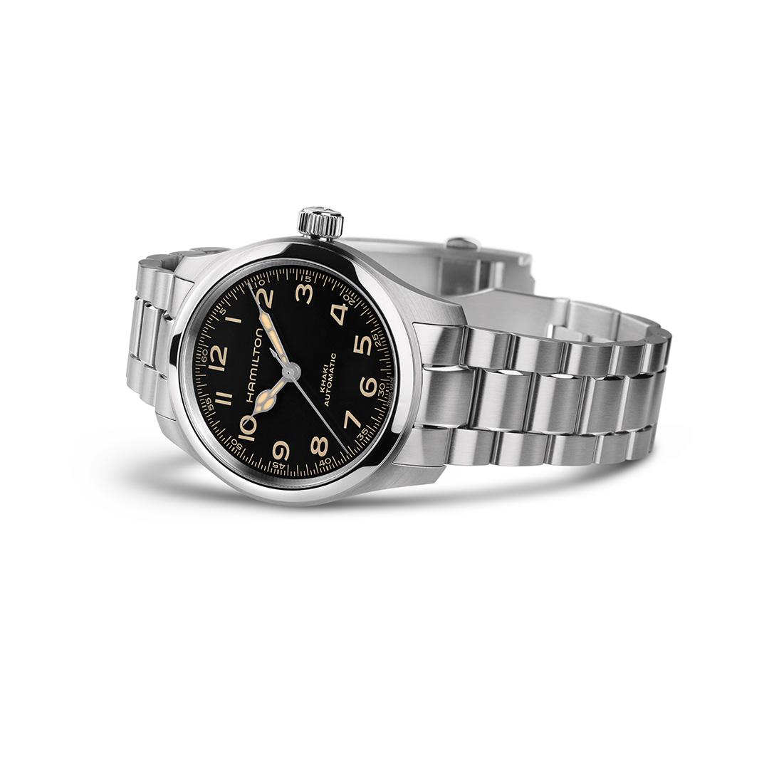 hamilton khaki murph auto – schwarz 38mm edelstahl