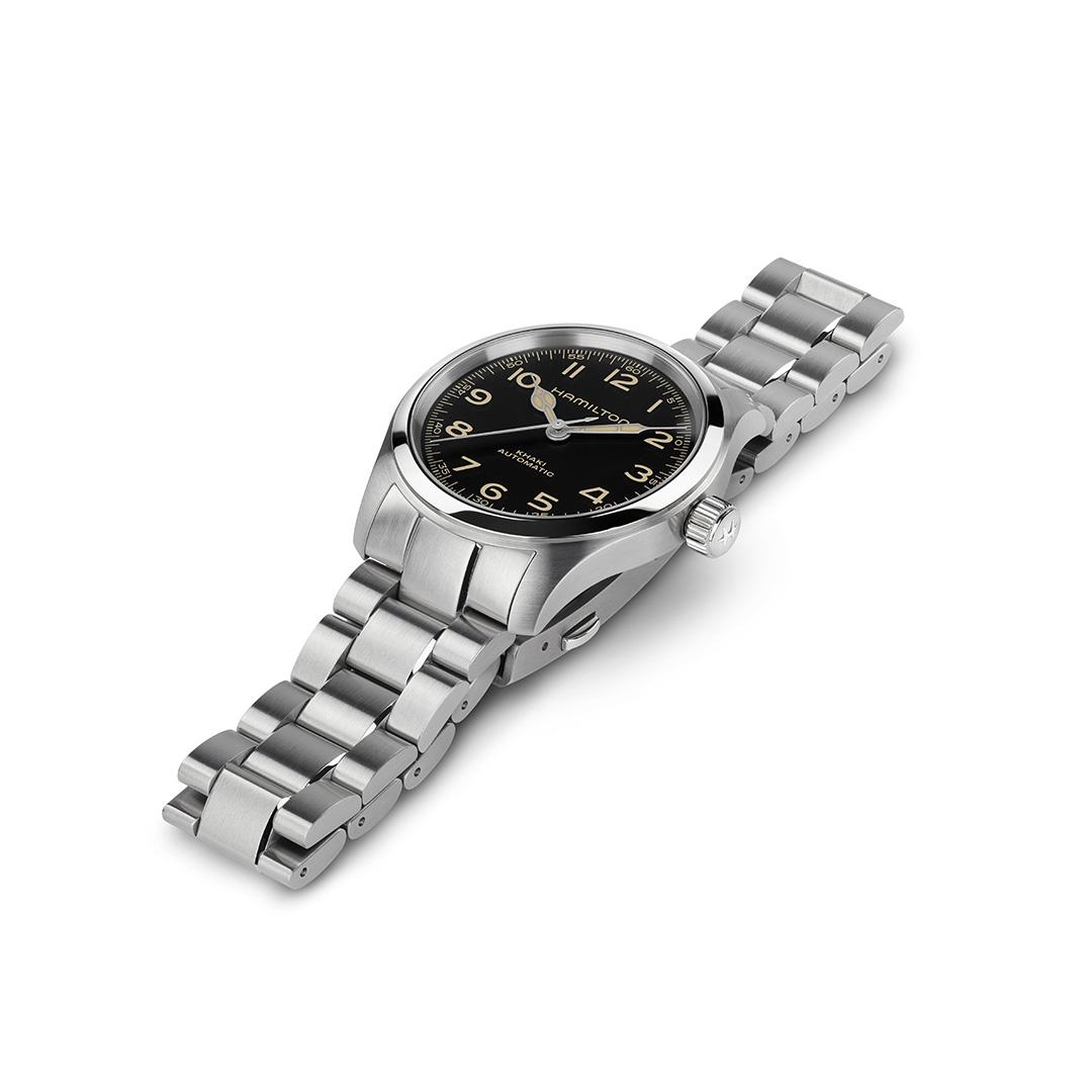 hamilton khaki murph auto – schwarz 38mm edelstahl