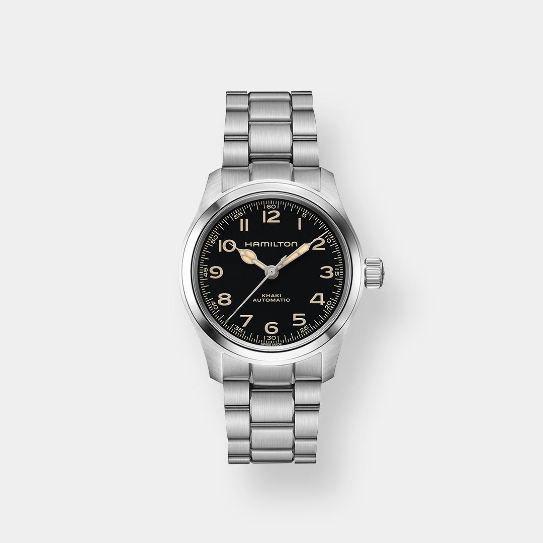 hamilton khaki murph auto – schwarz 38mm edelstahl