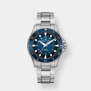 hamilton khaki navy scuba auto – blau 43mm edelstahl