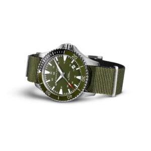 hamilton khaki navy scuba auto – grün 40mm nato