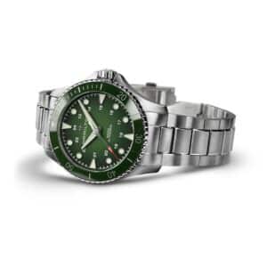 hamilton khaki navy scuba auto – grün 43mm edelstahl