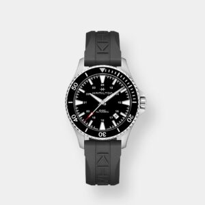 hamilton khaki navy scuba auto – schwarz 40mm edelstahl
