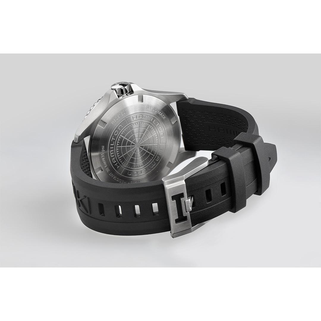 hamilton khaki navy scuba auto – schwarz 43mm edelstahl