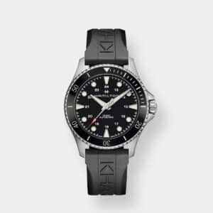 hamilton khaki navy scuba auto – schwarz 43mm edelstahl