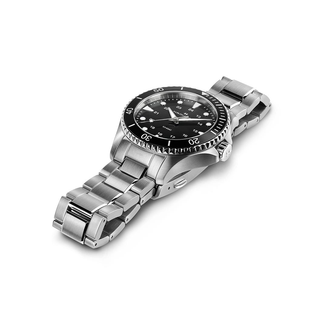 hamilton khaki navy scuba quartz – schwarz 37mm edelstahl