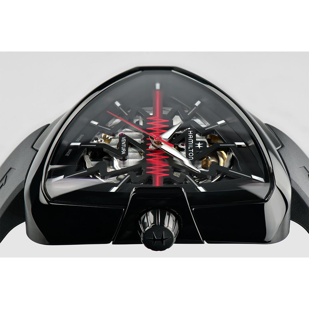hamilton ventura elvis80 skeleton – schwarz 42mm pvd