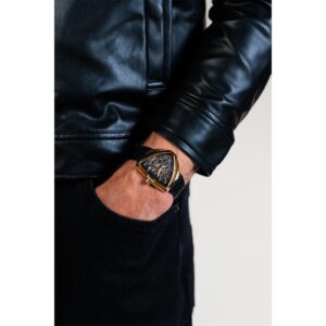hamilton ventura skeleton dragon – schwarz 42mm rosé