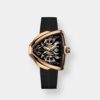 hamilton ventura skeleton dragon – schwarz 42mm rosé
