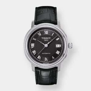 tissot bridgeport automatic – schwarz 40mm stahl herren