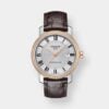 tissot bridgeport powermatic 80 – silber 40mm braun roségold