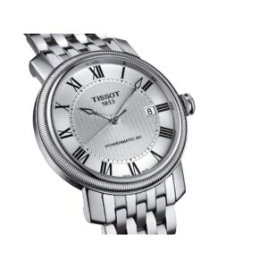 tissot bridgeport powermatic 80 – silber 40mm edelstahl