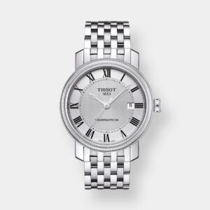 tissot bridgeport powermatic 80 – silber 40mm edelstahl