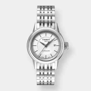 tissot carson automatic lady – klassische damenuhr 29,5 mm