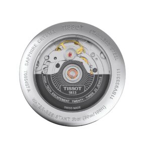 tissot carson powermatic 80 – weiß 40mm rosé leder