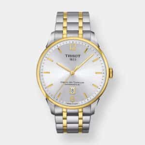 tissot chemin powermatic 80 – automatik silber gold 42mm